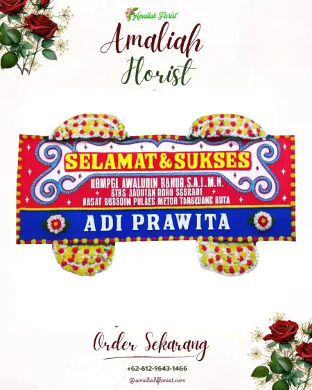 Papan Bunga Ucapan Selamat Arut Utara